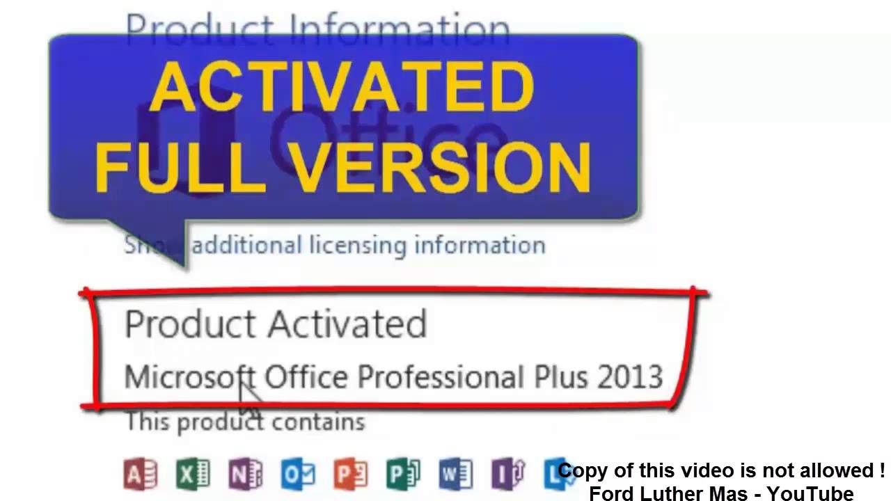 Microsoft office 2014 with crack